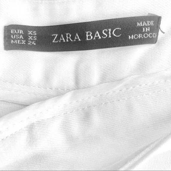 Zara High Waisted Mesh Cutout Shorts - Picture 3 of 8